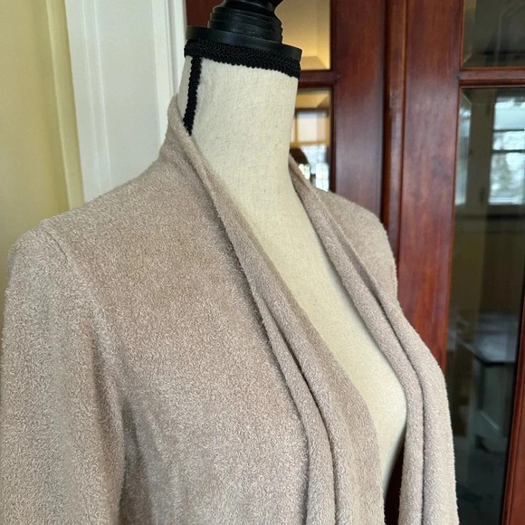 Barefoot Dreams | Bamboo Lite Chic Open Front Drape Cardigan - Picture 4 of 9